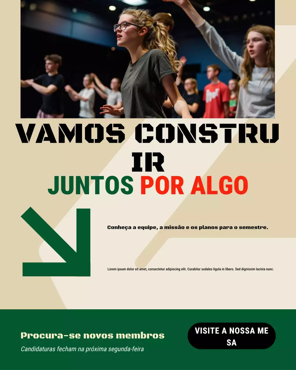 Apresentação de Recrutamento do Clube Universitário