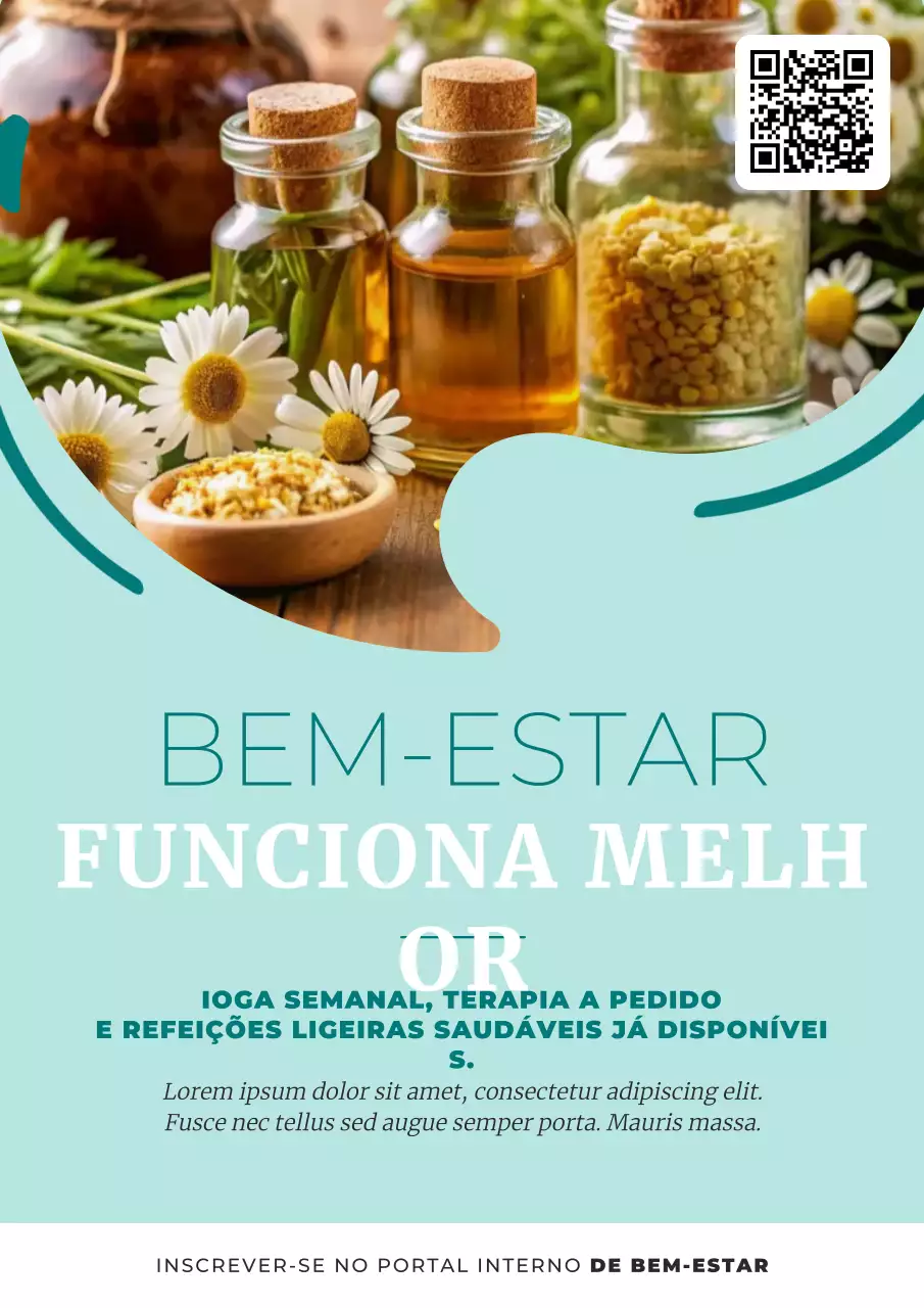 promoção de bem-estar moderno com hortelã