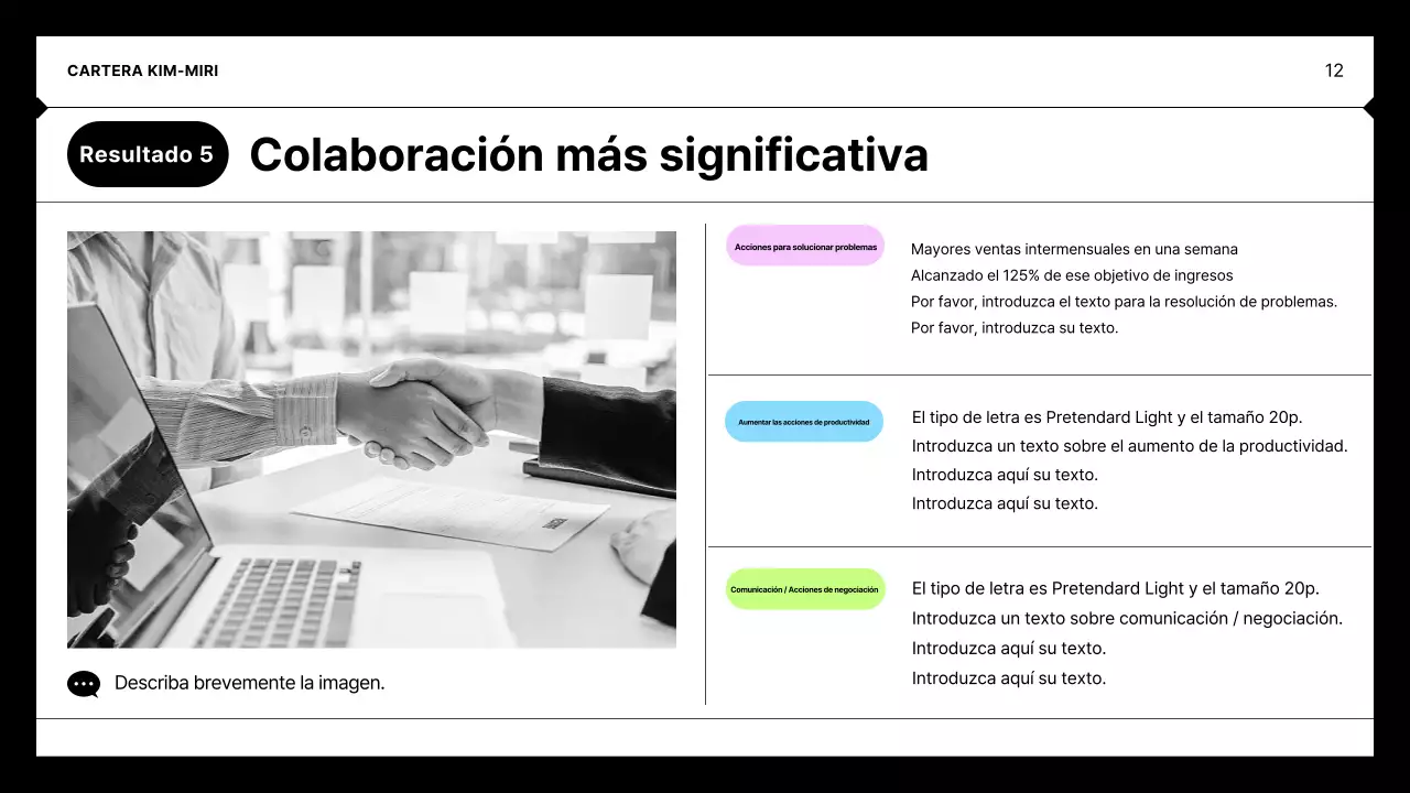 Cartera minimalista negra