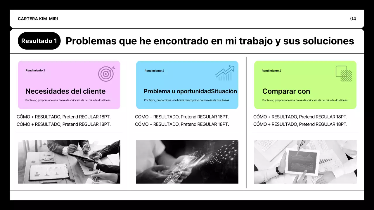 Cartera minimalista negra