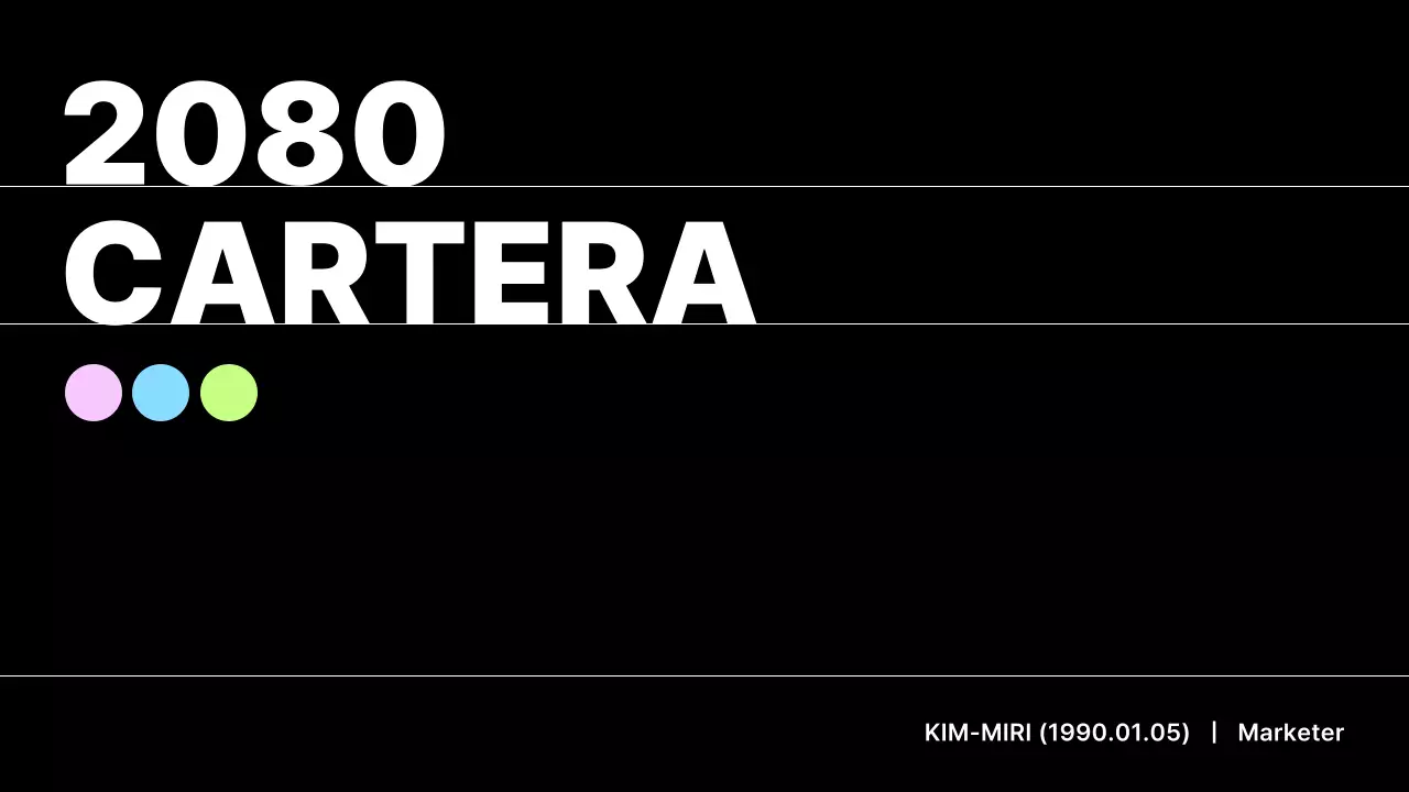 Cartera minimalista negra