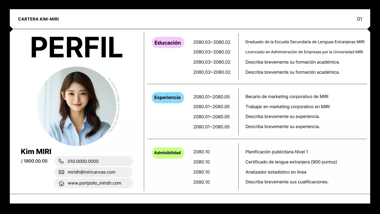 Cartera minimalista negra