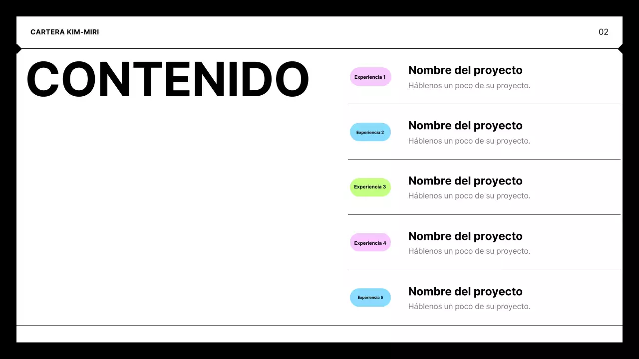 Cartera minimalista negra