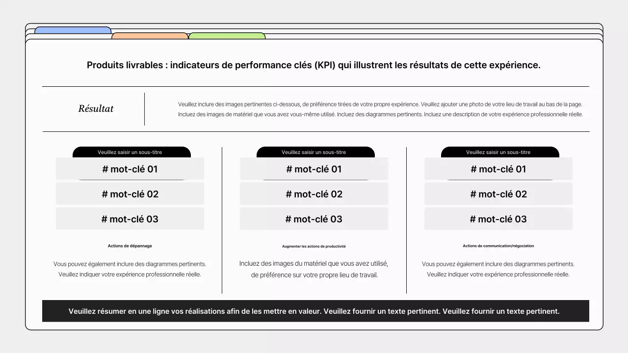 Portfolio de designer simple en gris