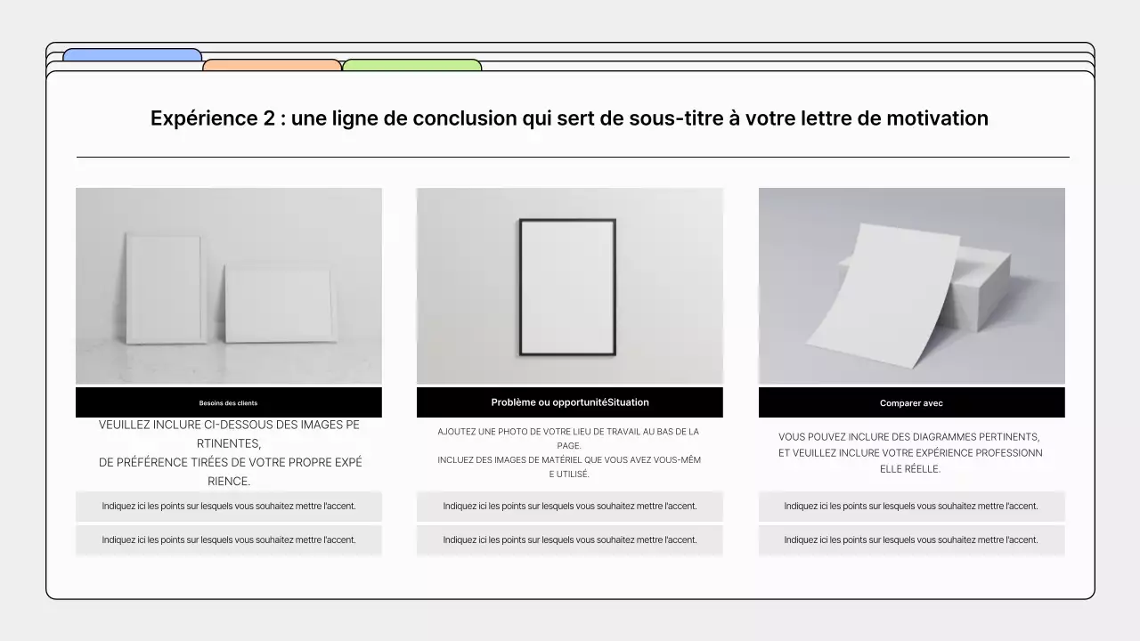 Portfolio de designer simple en gris