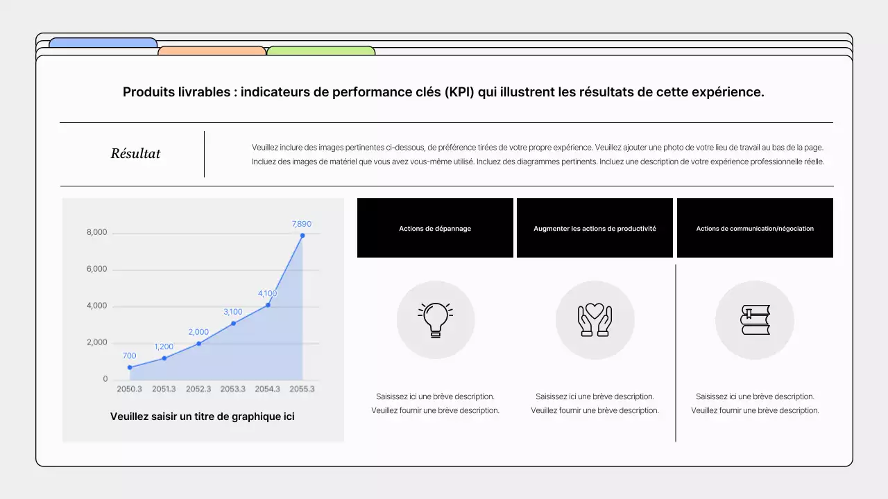 Portfolio de designer simple en gris