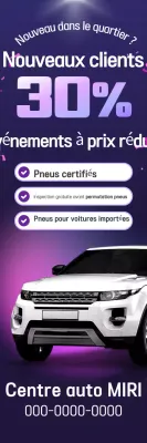 Publicité pour la voiture moderne Bora