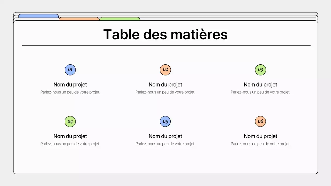 Portfolio de designer simple en gris