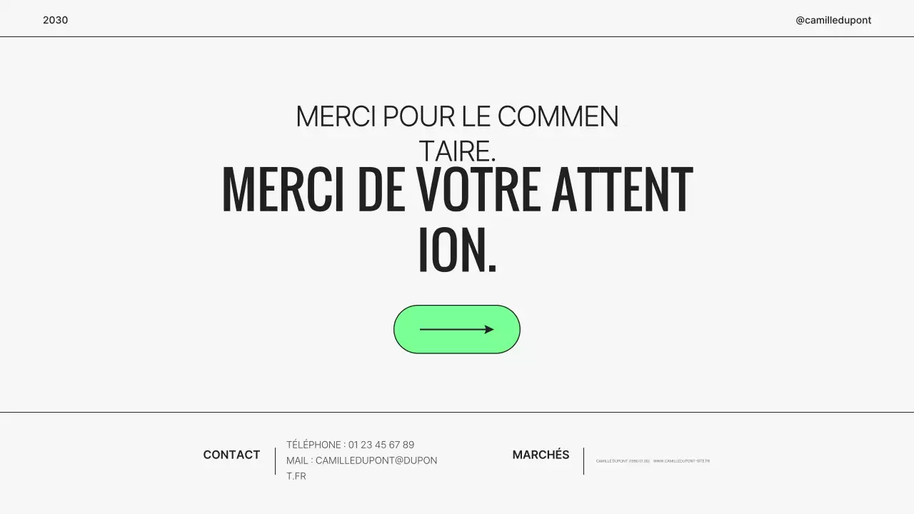 Portefeuille simple de marketeur gris