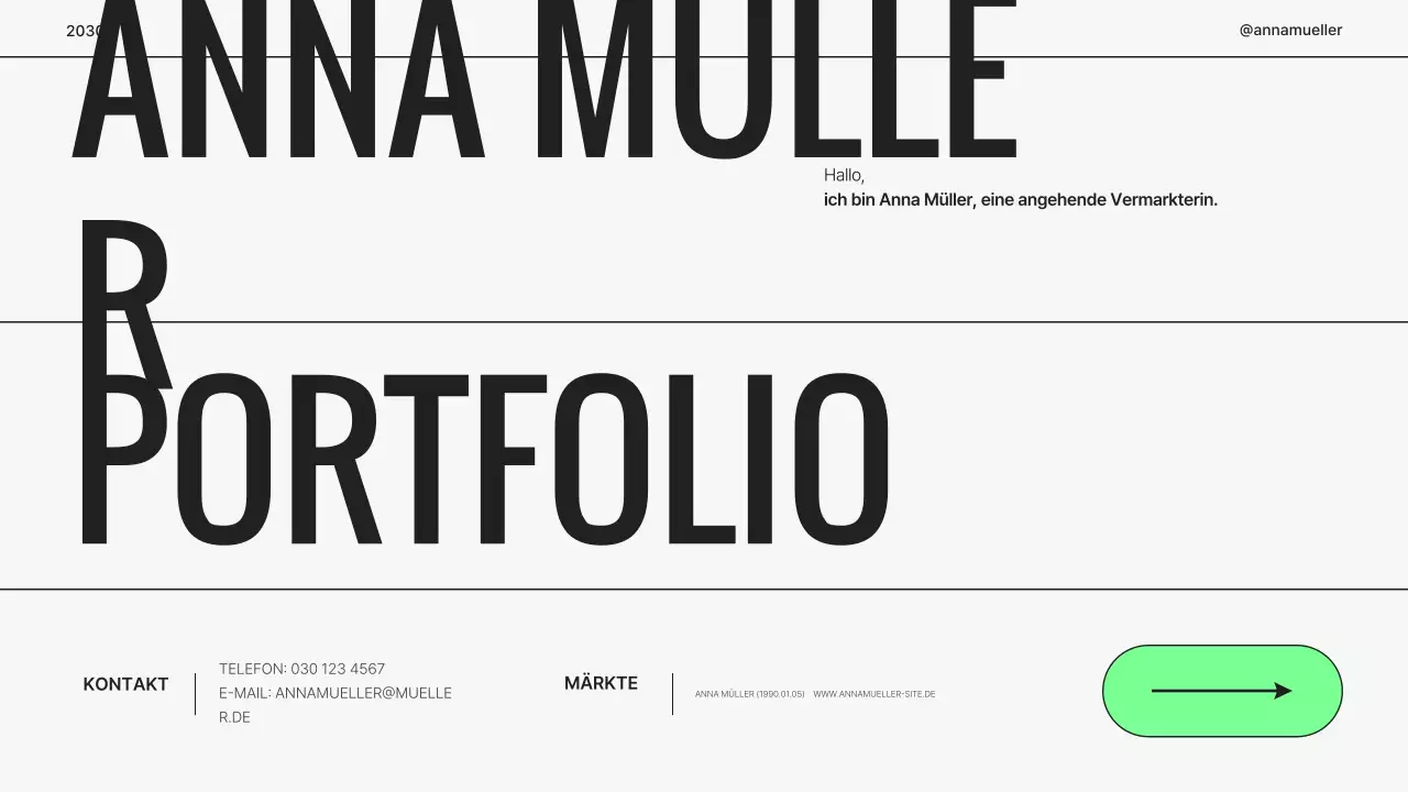 Einfaches Portfolio eines Graumarkthändlers