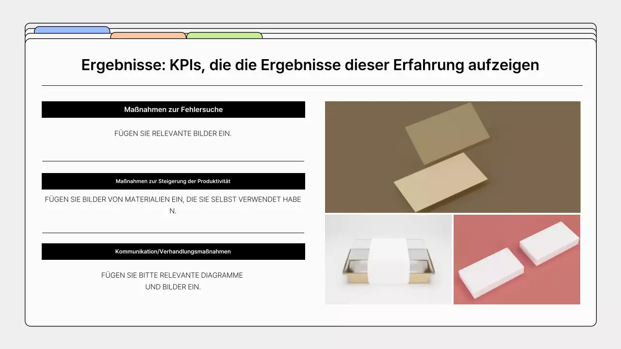 Schlichtes Designer-Portfolio in Grau