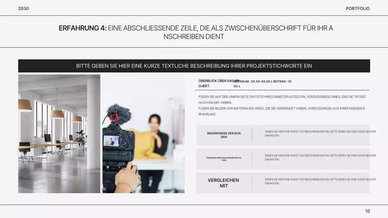 Einfaches Portfolio eines Graumarkthändlers