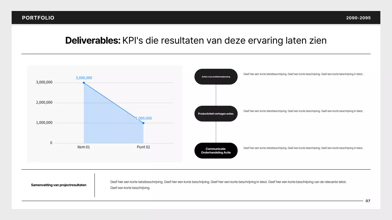 Eenvoudige ontwikkelaarsportfolio in zwart en blauw