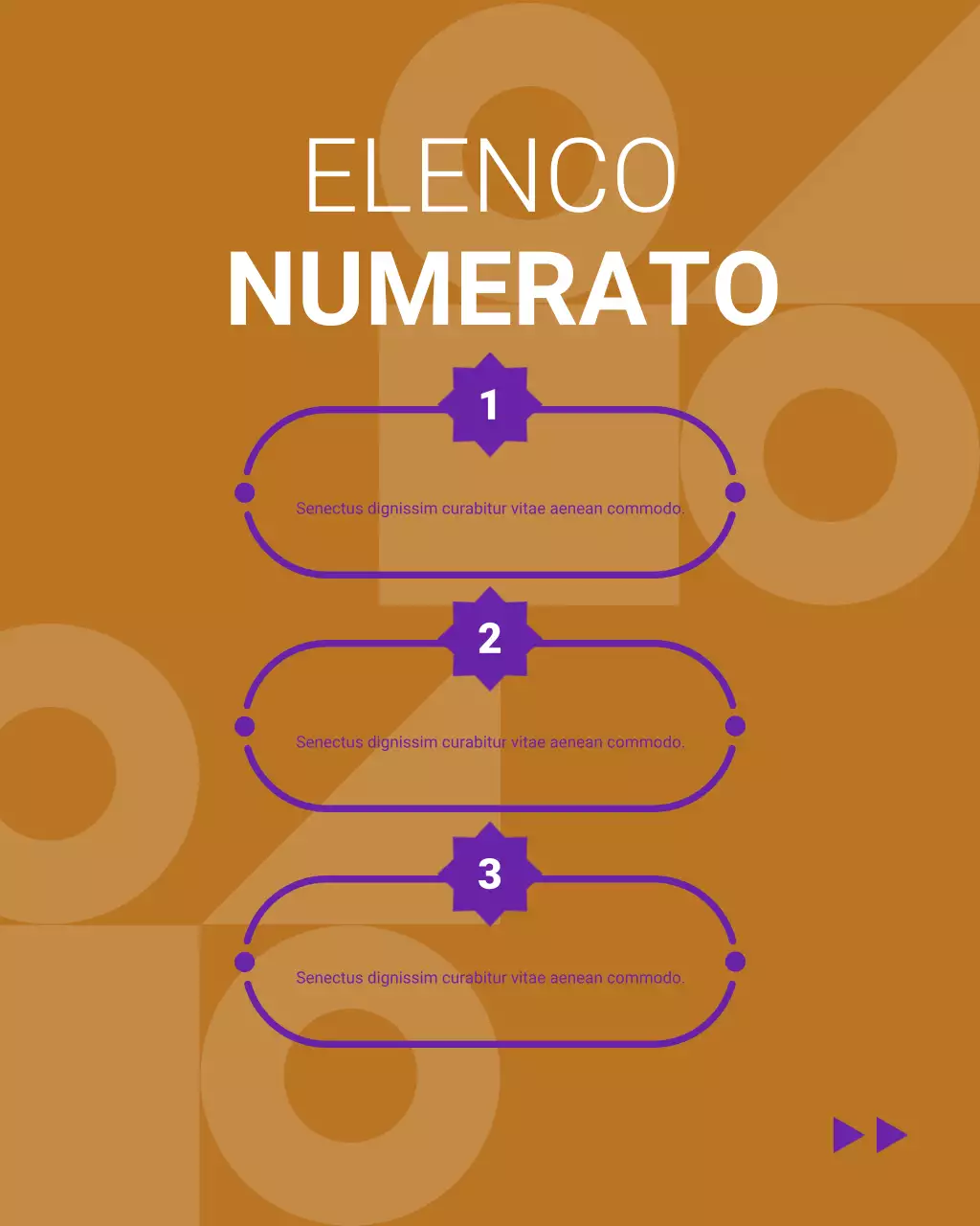 guida ai contenuti geometrici viola