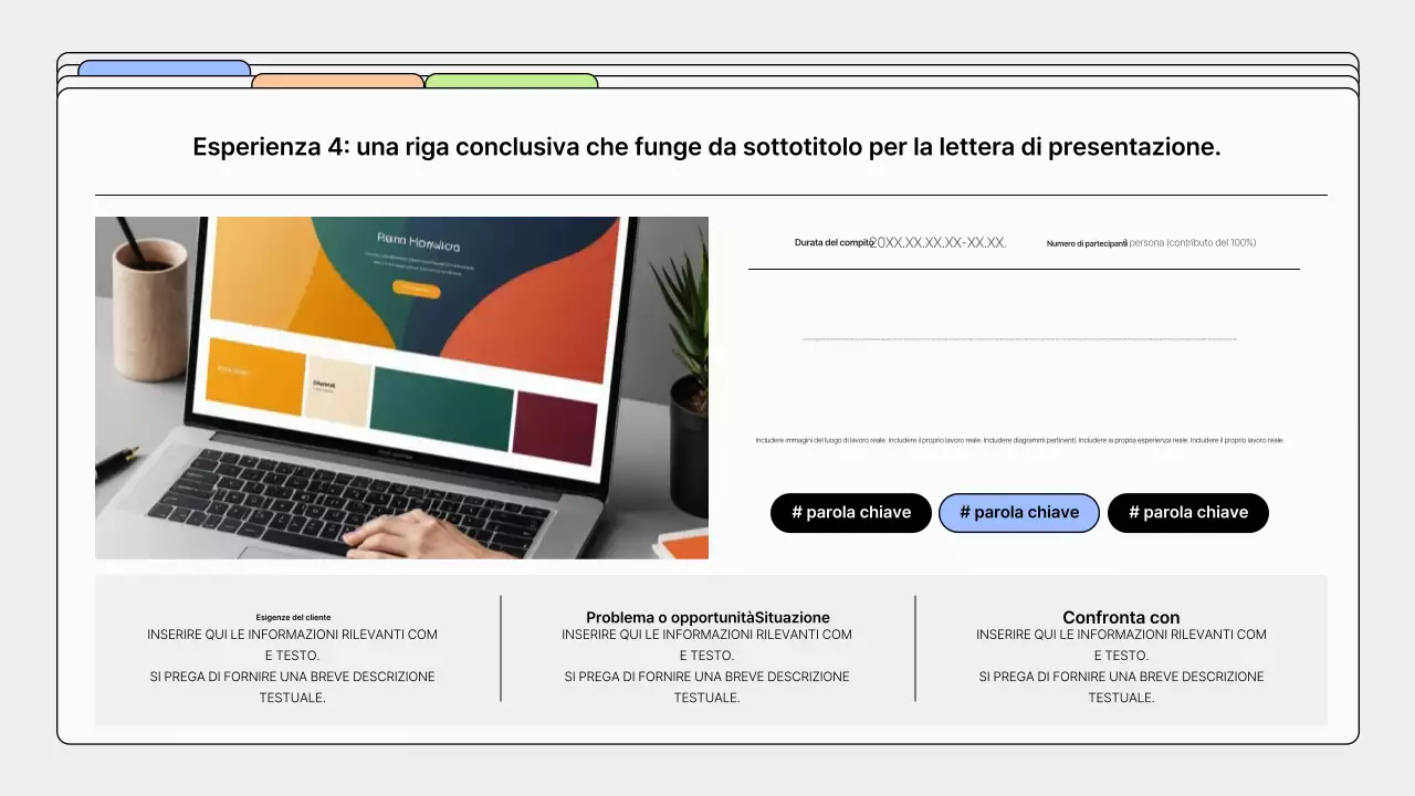 Portafoglio da designer semplice in grigio