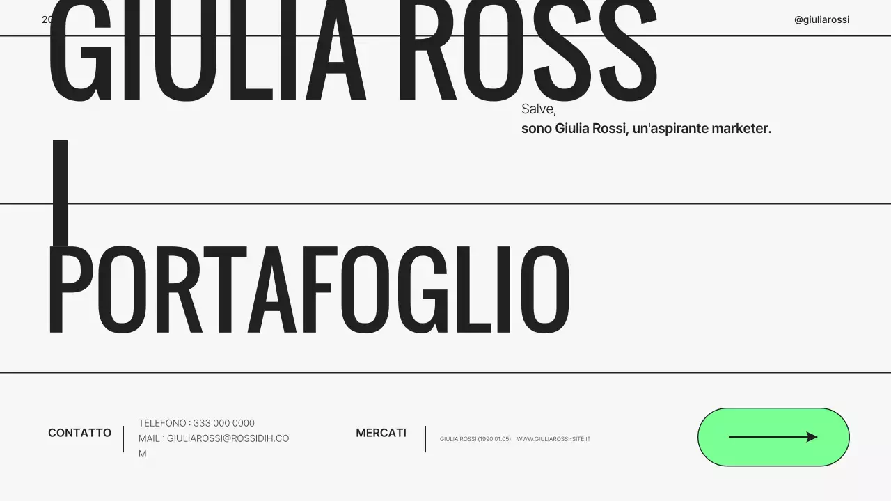 Portafoglio semplice del gray marketer