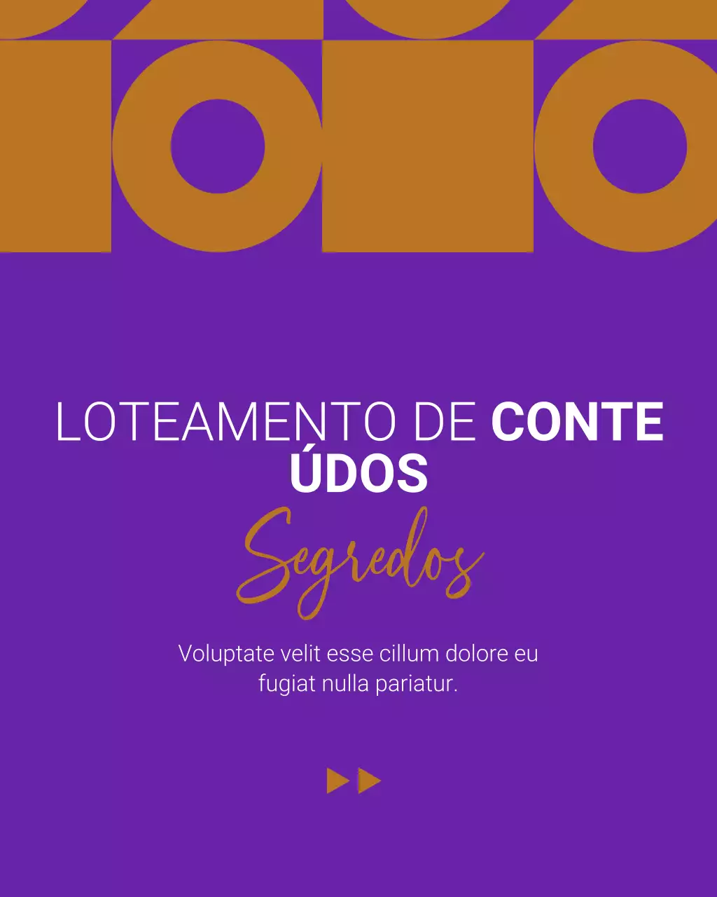 guia de conteúdo geométrico roxo