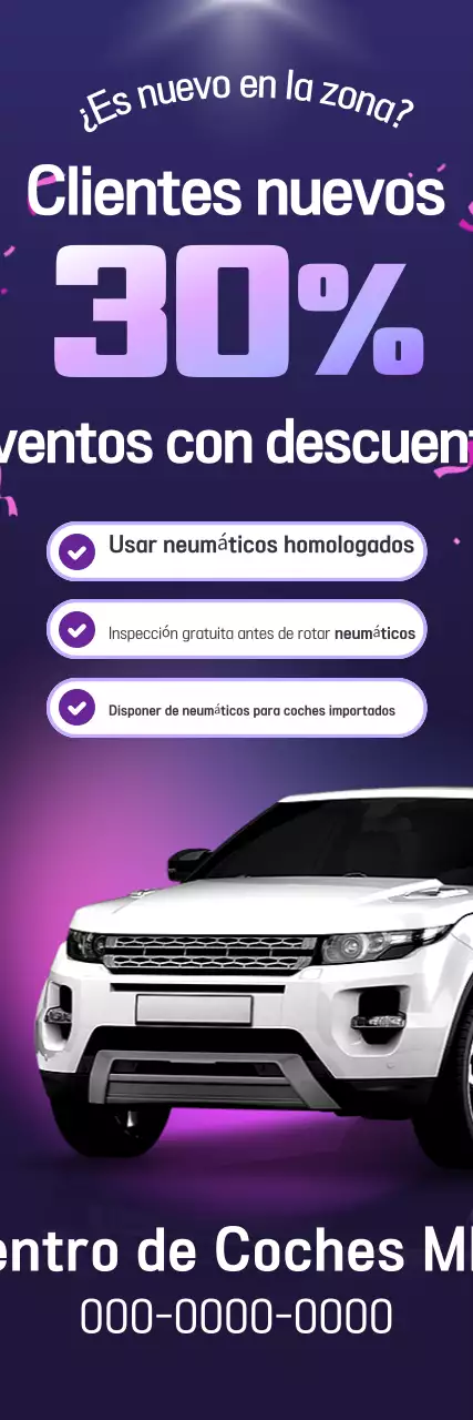 Anuncio del coche moderno Bora