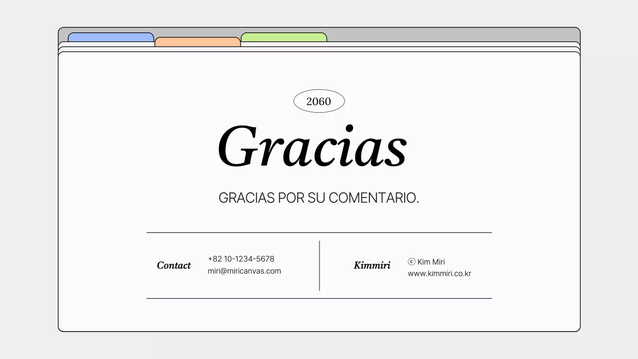 Portafolio de diseño sencillo en color gris