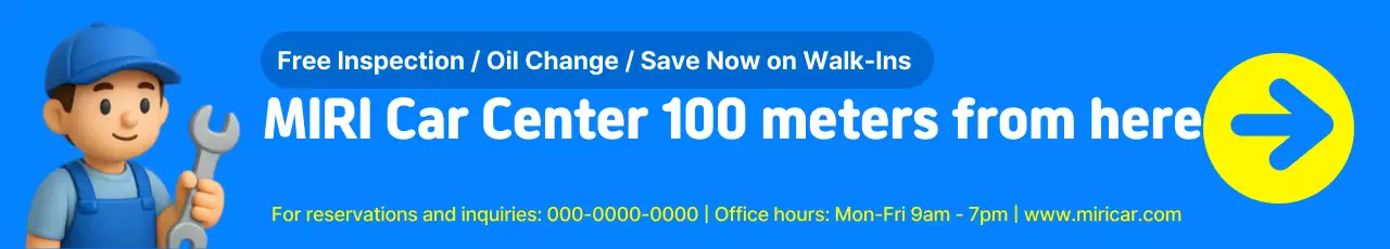 Informações e promoção de localização do centro de carros azuis e brancos limpos
