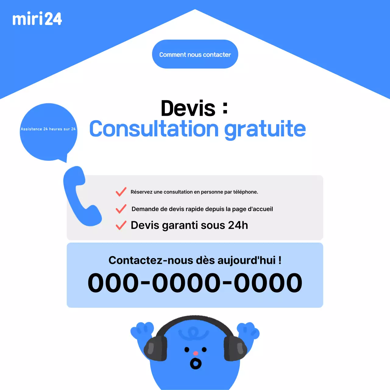 Publicité pour le déménagement de Blue Baby