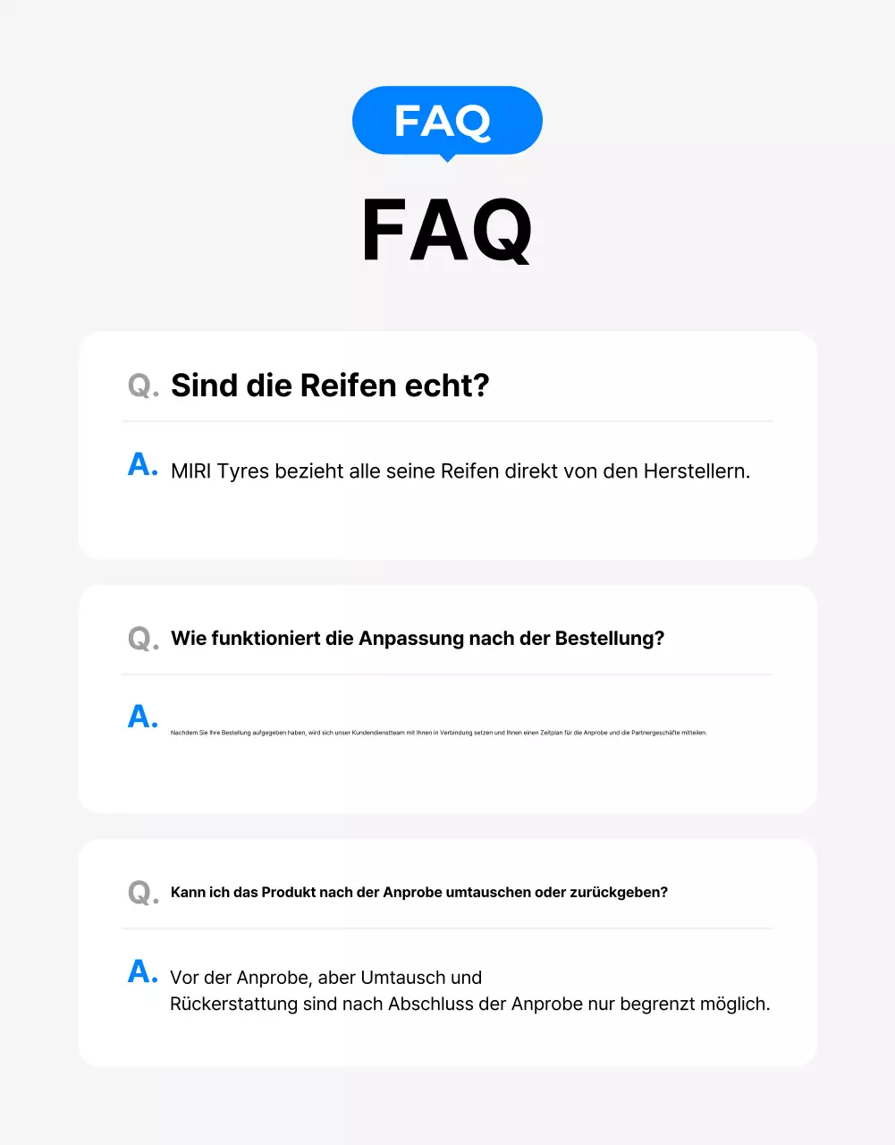 Blaue moderne Reifenwerbung