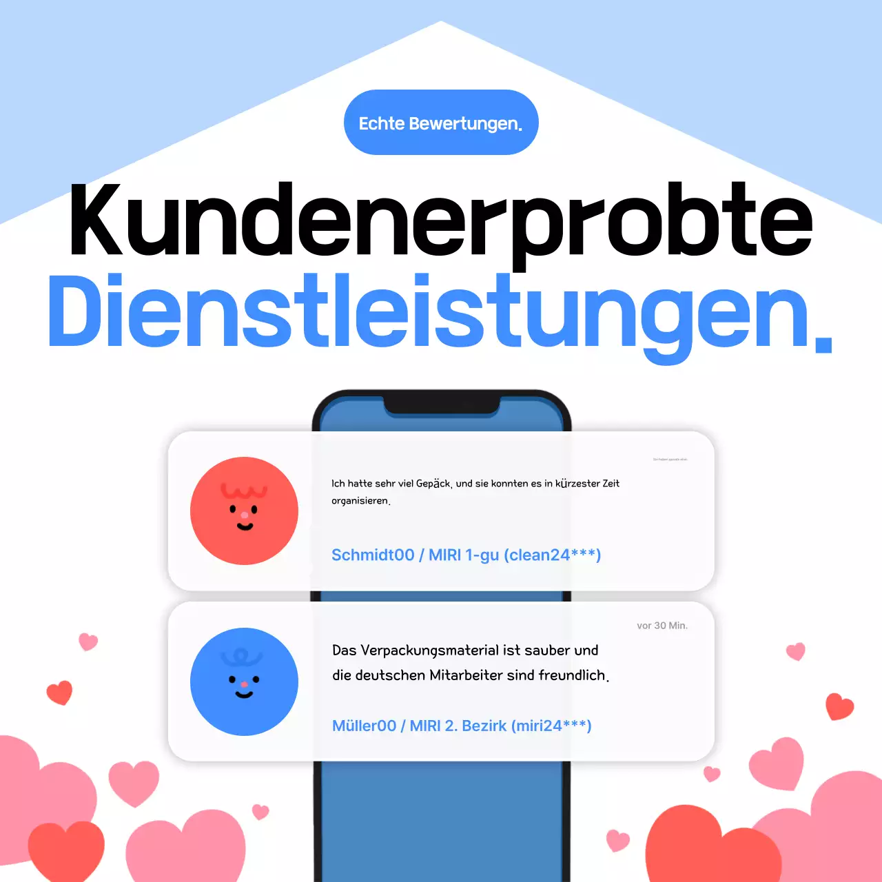 Blue Baby Bewegtbildanzeige