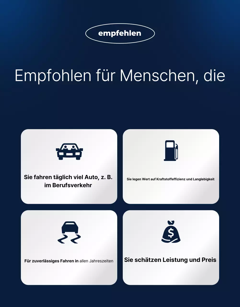 Blaue moderne Reifenwerbung