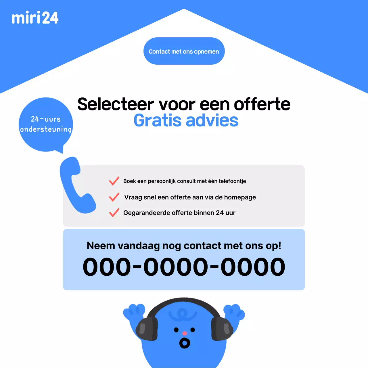 Verhuisadvertentie Blue Baby