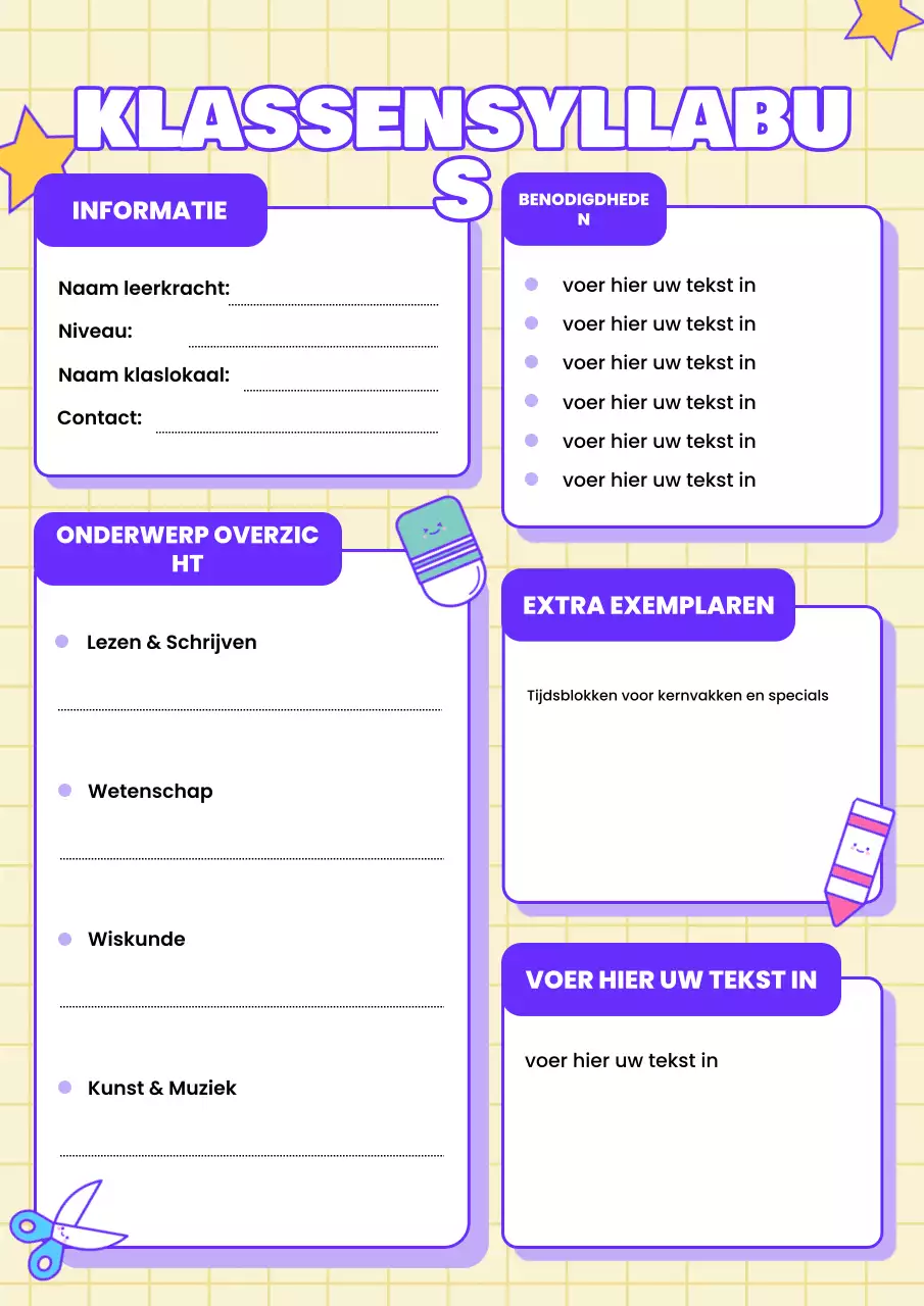 roze speelse lesstof