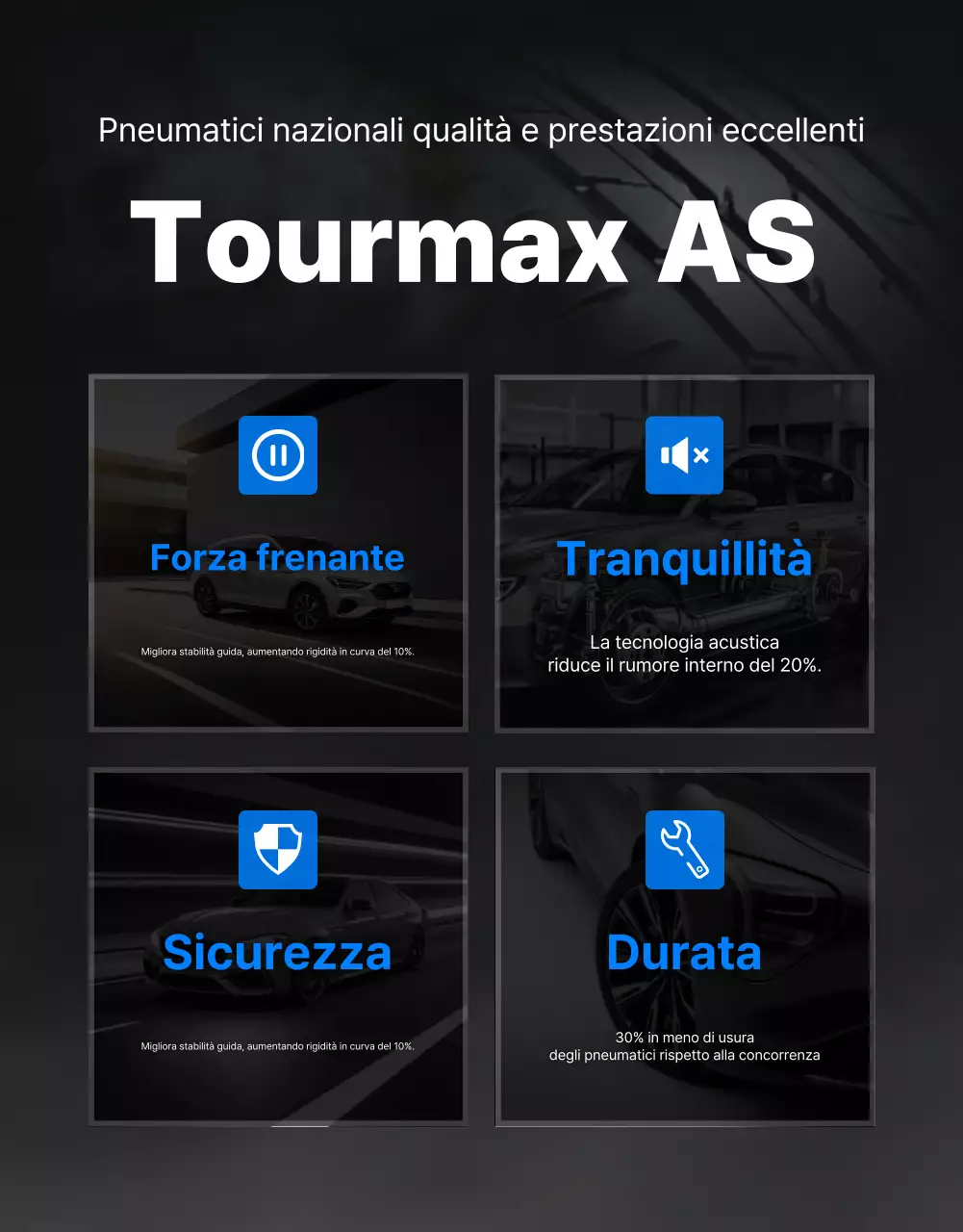 Pubblicità di Blue Modern Tire