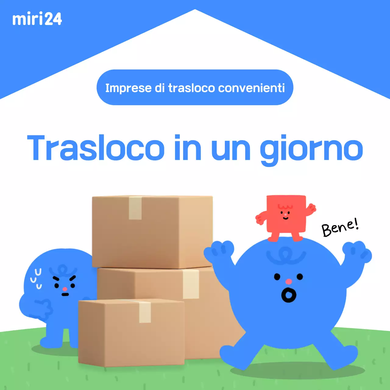 Pubblicità di Blue Baby Moving