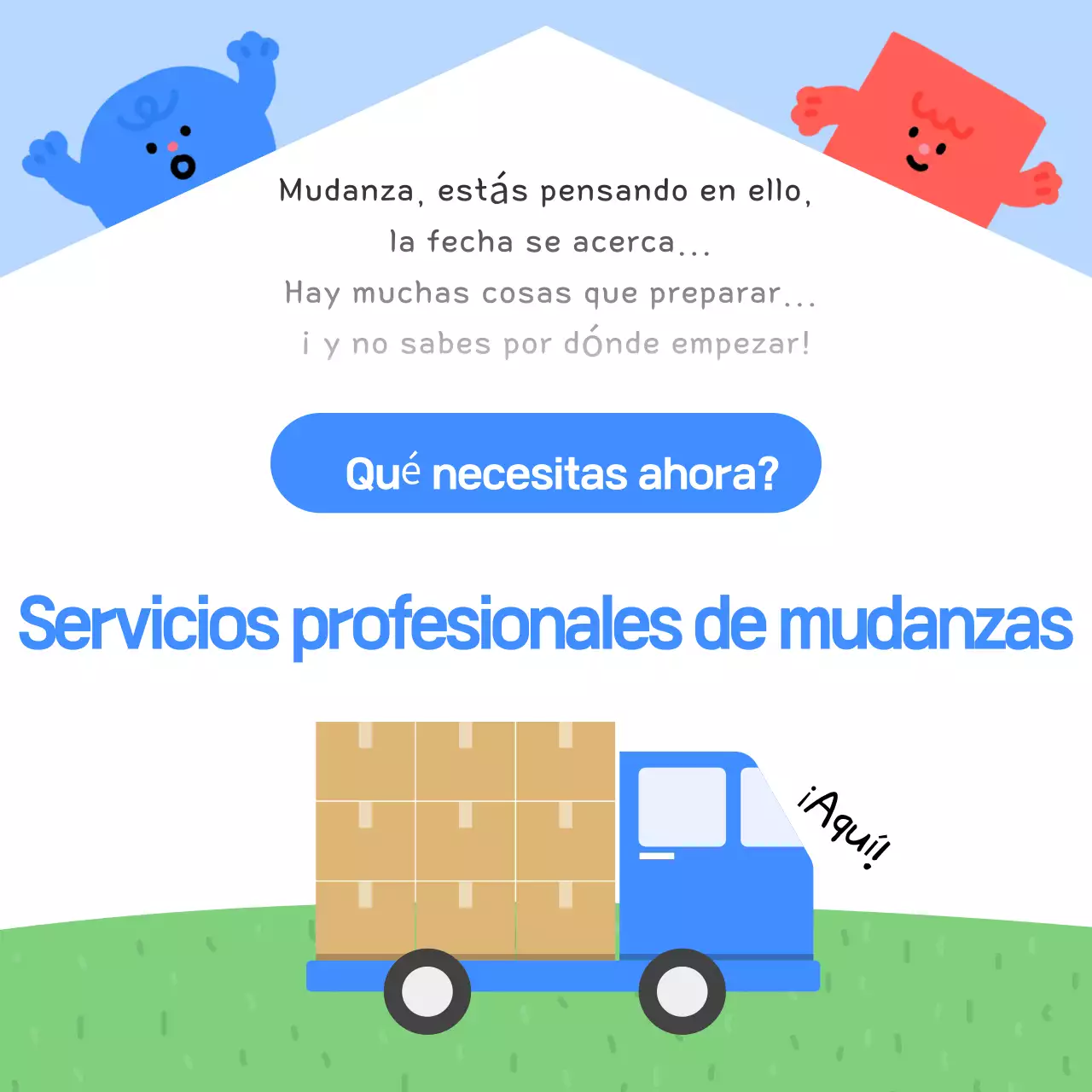 Anuncio de Blue Baby Moving