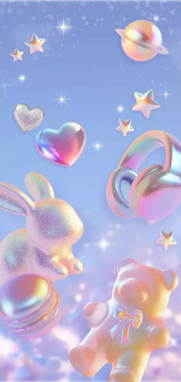 カラフル ファンタジー おもちゃ ポスター