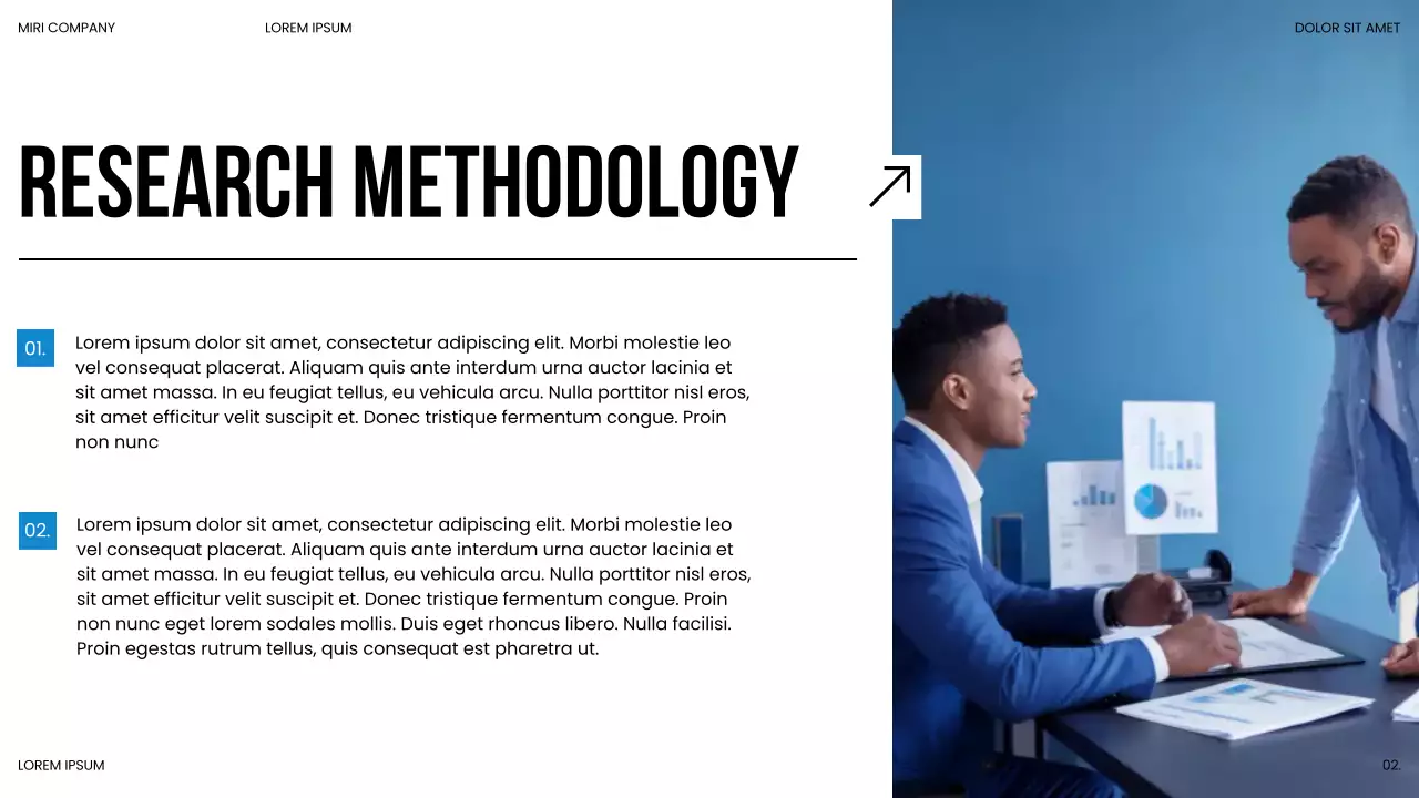 Blue Bold Modern Market Trends Report Presentation