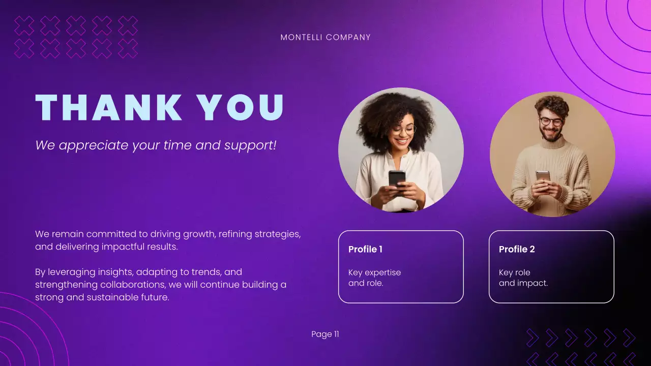 Purple Modern Market Trends Report Presentation