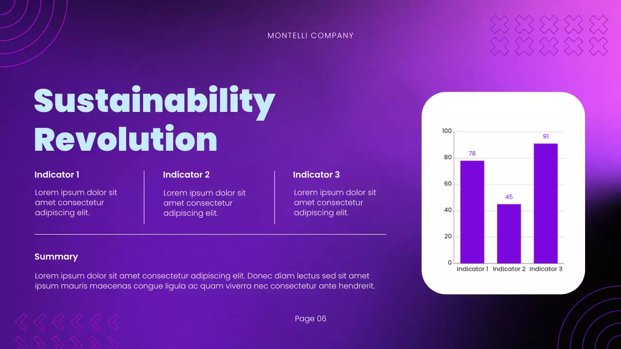 Purple Modern Market Trends Report Presentation