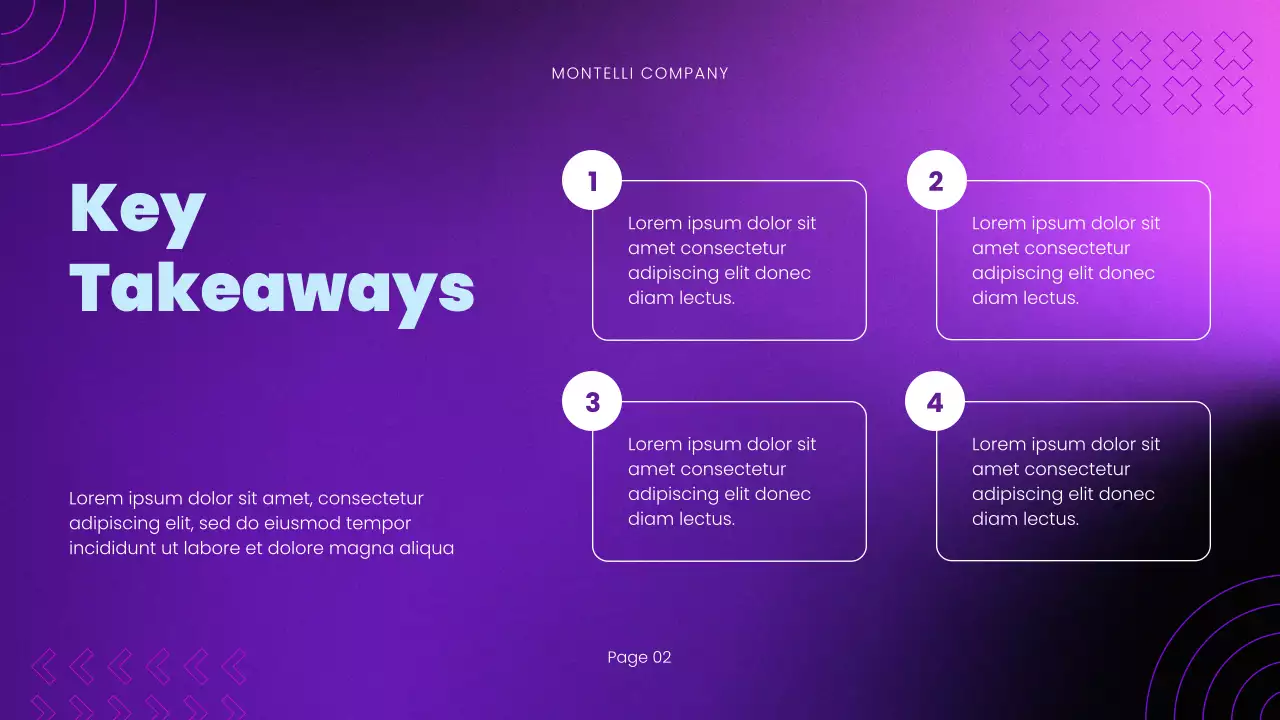 Purple Modern Market Trends Report Presentation