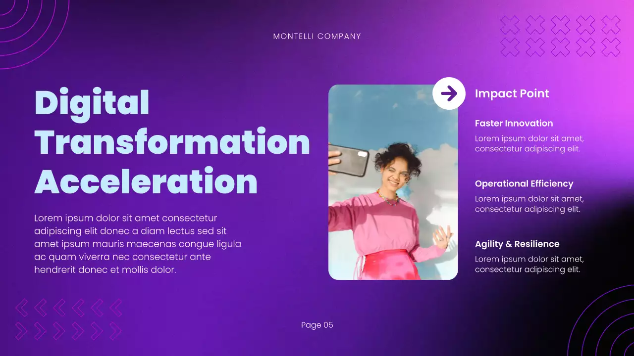 Purple Modern Market Trends Report Presentation