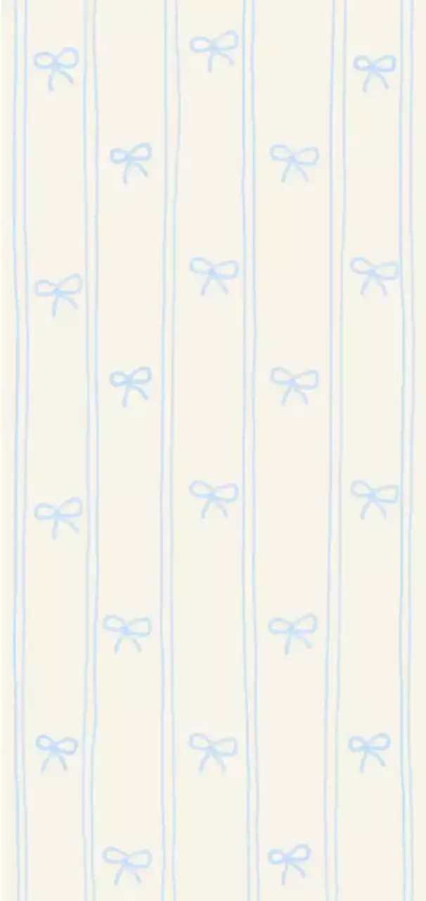 青 シンプル リボン ラベル