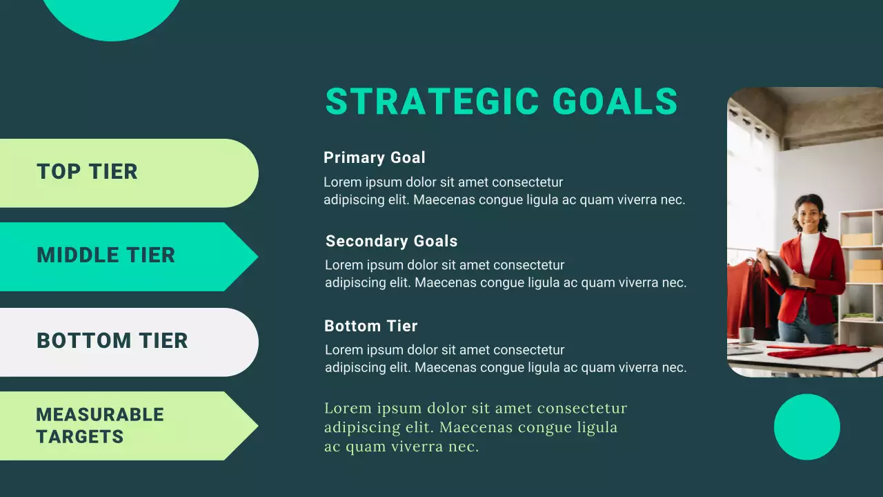 Navy Modern Marketing Guide Presentations