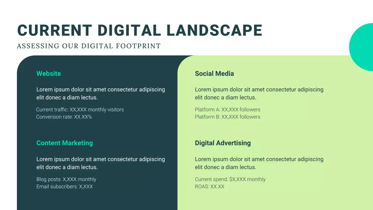 Navy Modern Marketing Guide Presentations