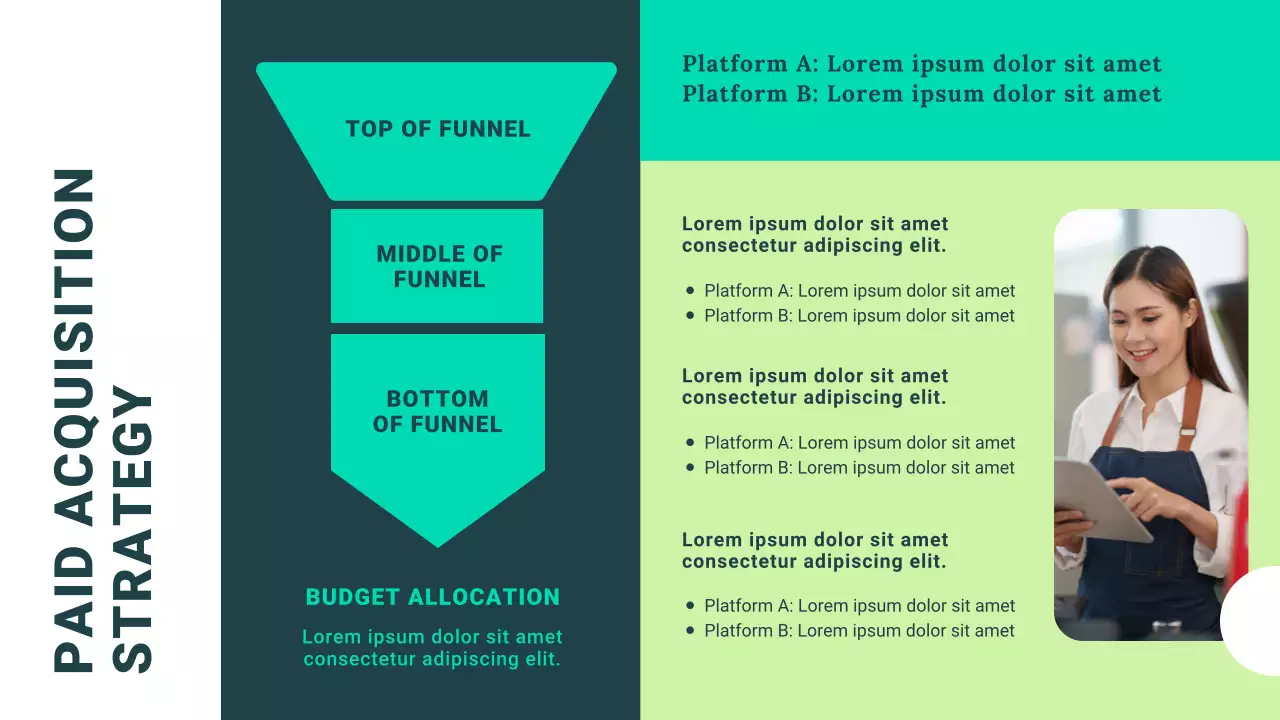 Navy Modern Marketing Guide Presentations