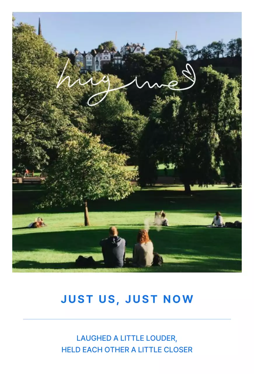 초록 자연 여행 엽서