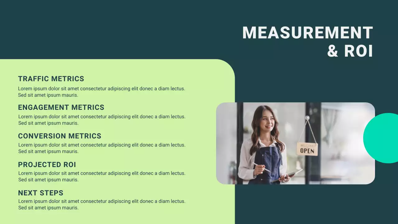 Navy Modern Marketing Guide Presentations