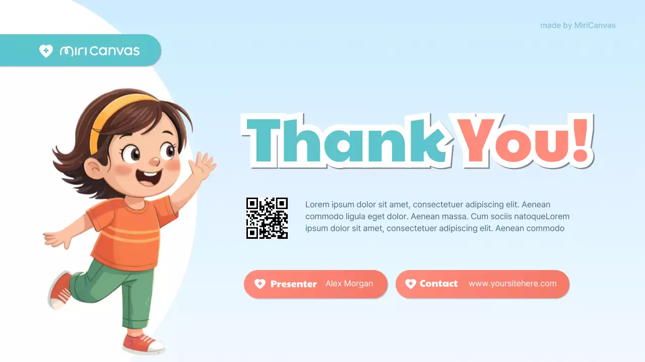 Blue and Orange Cute Medical Presentation