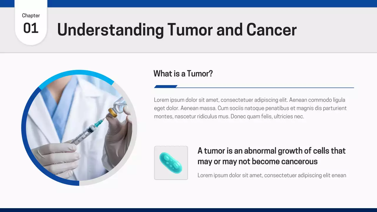 Blue Modern Healthcare Presentation