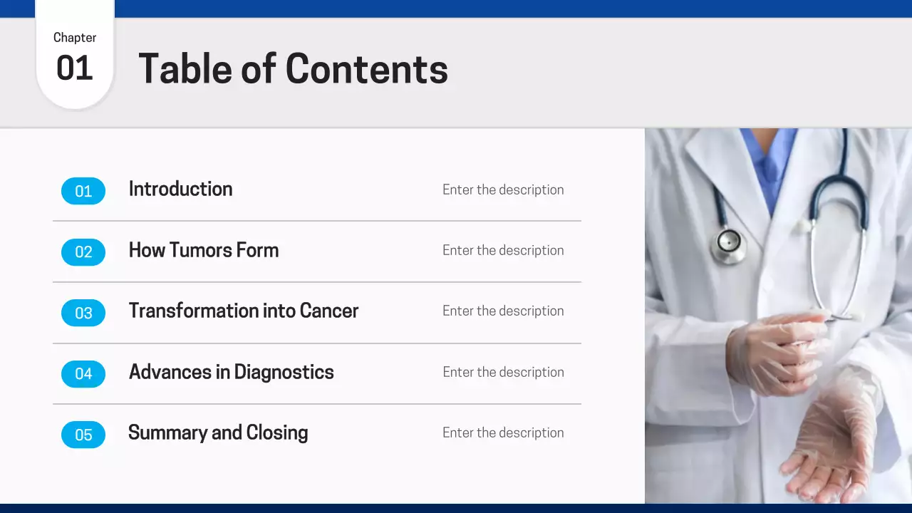 Blue Modern Healthcare Presentation