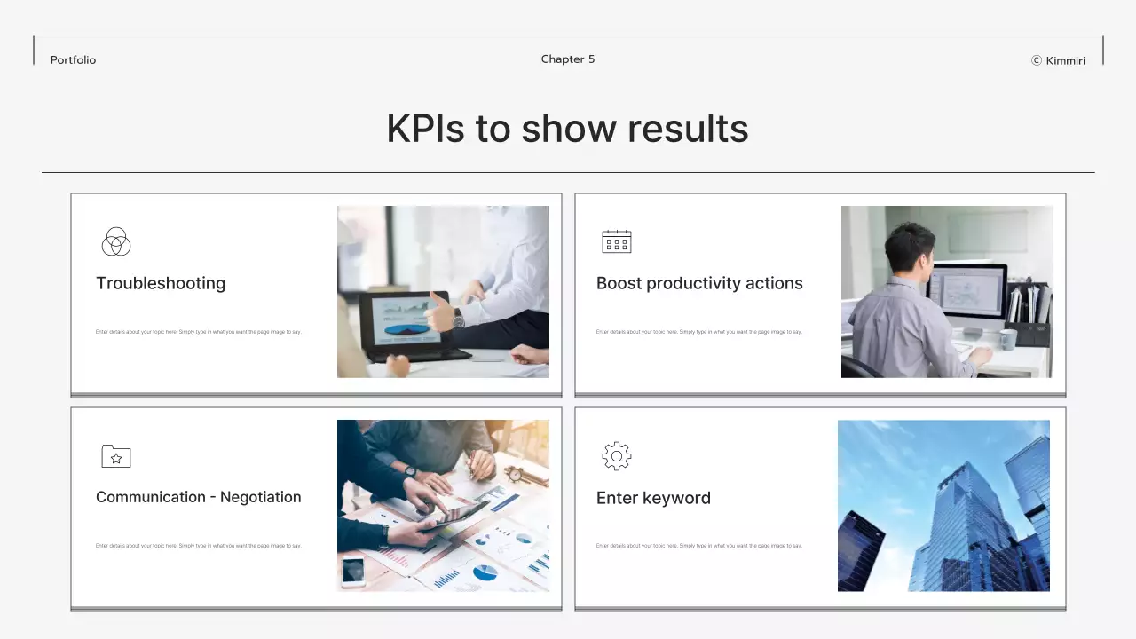 Papelaria moderna cinza