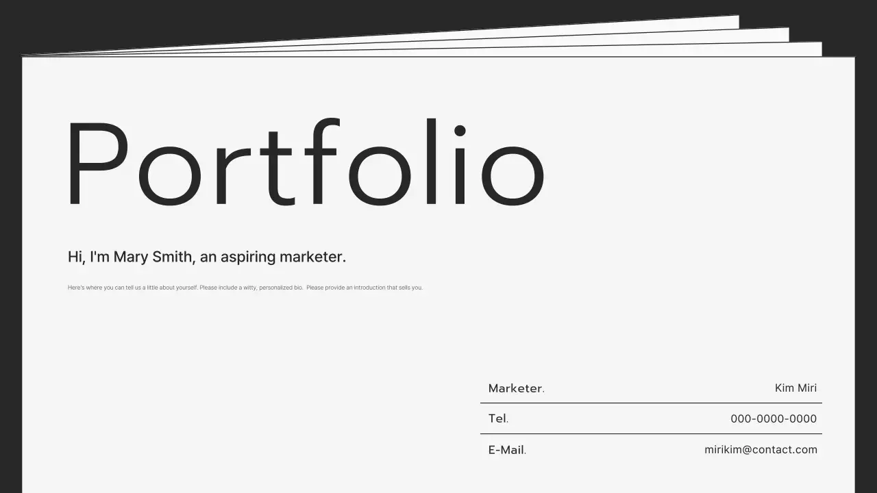 Papelaria moderna cinza